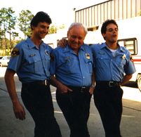 Christian Jules Le Blanc with Carol and Hugh O'Connor