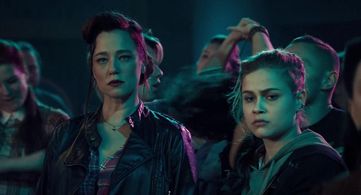 Kristýna Boková and Veronika Marková in The Banger (2020)