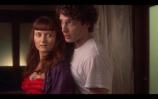 as Alice Cantor with Daniel Shawn Miller as Finn Moses in The Rehearsal