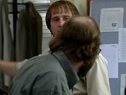 Bjarne Mädel and Stefan Lampadius in Stromberg (2004)