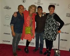 Sure-Fire Festival in Brooklyn with Producer David Chan, a fan and fellow co-star Barb Miluski