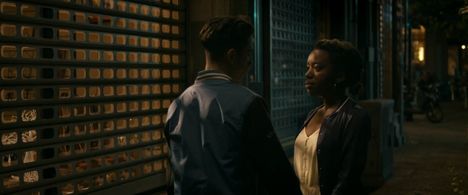 Martha Canga Antonio and Aboubakr Bensaihi in Black (2015)