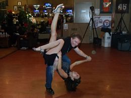 Rehearsing dance scene for Street Stories episode 7.