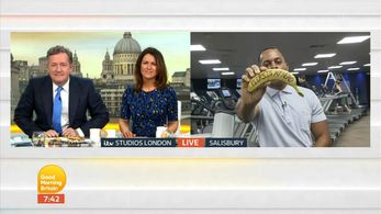 Piers Morgan, Andi Peters, and Susanna Reid in Good Morning Britain (2014)