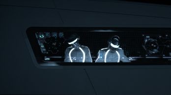 Thomas Bangalter, Guy-Manuel De Homem-Christo, and Daft Punk in TRON: Legacy (2010)