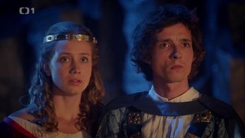 Denis Safarík and Anna Kaderávková in A Wizard Called Rye (2018)