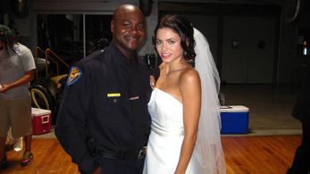 Balls to the Wall movie set with Jenna Dewan Tatum