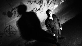 Clayton Hillsberry on the set of Drained (2021)