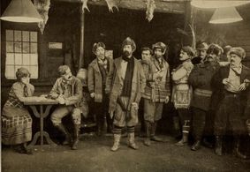 Kathryn Adams and Edmund Breese in The Shooting of Dan McGrew (1915)