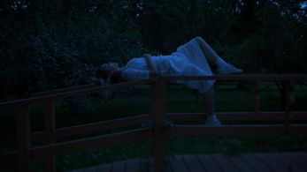 Meredith Johnston in the Warm Human music video 'Down'