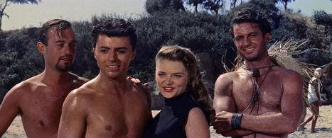 James Darren, Shary Marshall, Burt Metcalfe, and Cliff Robertson in Gidget (1959)