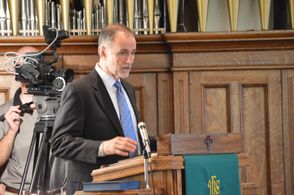 Richard E. Wilson as The Preacher in The Good Book (2014)