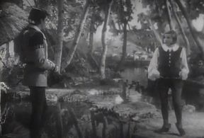 Laurence Olivier and Elisabeth Bergner in As You Like It (1936)