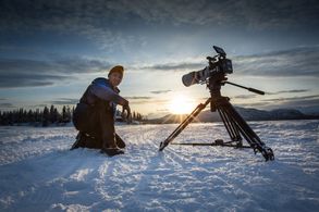 Tordrillo Mountain Lodge, Alaska. Marmot Winter Clothing shoot