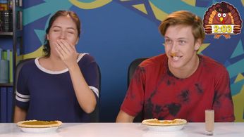 Troy Glass and Tori Vasquez in People vs. Food (2014)