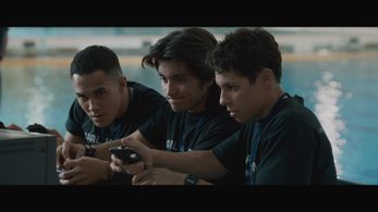 José Julián, Carlos PenaVega, and David Del Rio in Spare Parts (2015)