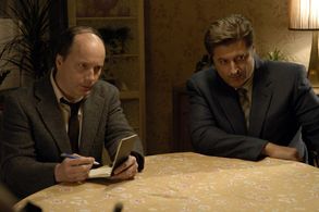 Tom Bastounes and Guy Van Swearingen in The Merry Gentleman (2008)