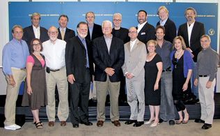DGA Monthly October 2009 | News | PAC Leadership Council Meets with Congressman George Miller L-R Bottom Row: Director M