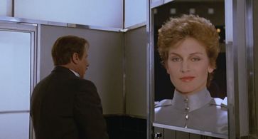 Mel Brooks and Leslie Bevis in Spaceballs (1987)