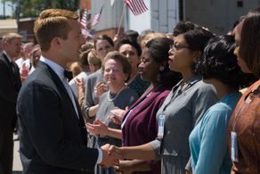 Taraji P. Henson, Octavia Spencer, Glen Powell, and Janelle Monáe in Hidden Figures (2016)