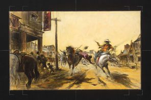 Concept art by Tyrus Wong for 