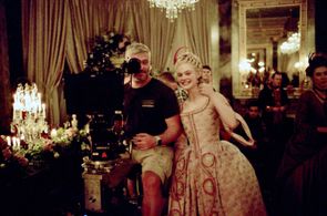 With Elle Fanning on The Great