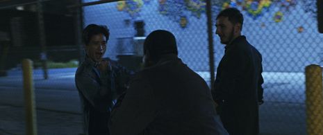 Peter Adrian Sudarso, RoShawn Briscoe, and Eric Henry in Justice for Vincent (2019)
