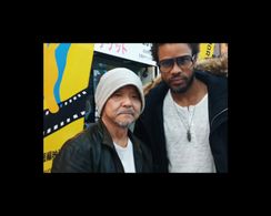 Raymond T. Williams and Mamoru Oshii at the Sapporo short Film Festival.