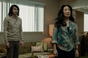 Sandra Oh and Alan Trong in The Sympathizer (2024)