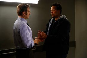 Josh Lucas and Bronson Picket in The Mysteries of Laura (2014)