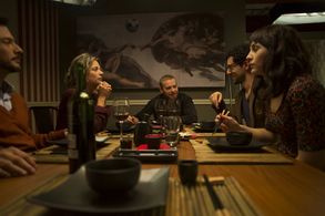 Raúl Méndez, Ludwika Paleta, Luis Gerardo Méndez, Luis Ernesto Franco, and Zuria Vega in I Don't Know Whether to Slit My