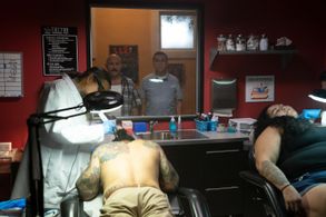 Fabian Alomar and Chris Estrada in This Fool (2022)