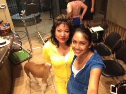 On set in NV with lovely actress Wendy Moreno