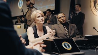 Julia Farino, Deji LaRay, and Jeremy Michael Stage in Age of the Living Dead (2018)