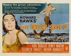 Kirk Douglas, Arthur Hunnicutt, Dewey Martin, and Elizabeth Threatt in The Big Sky (1952)