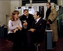 Valentin Gaft, Mikhail Svetin, Emmanuil Vitorgan, and Alexandra Yakovleva in Magicians (1982)