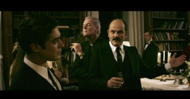 Roberto Faenza, Randall Paul, Anthony Souter, Riccardo Scamarcio, and Massimo Cantini Parrini in La verità sta in cielo 
