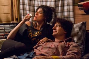 Ken Marino and Michaela Watkins in Wet Hot American Summer: First Day of Camp (2015)