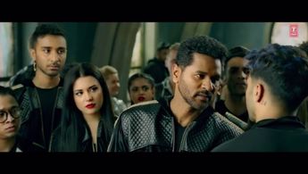 Prabhu Deva, Varun Dhawan, Raghav Juyal, and Caroline Wilde in Street Dancer 3D (2020)
