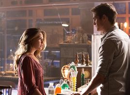Daniel Sharman and Danielle Campbell in The Originals (2013)