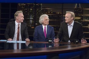 Bill Maher, Lawrence O'Donnell, and Steven Pinker in Real Time with Bill Maher (2003)