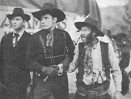 Earle Hodgins, Fred Scott, and Al St. John in The Rangers' Round-Up (1938)