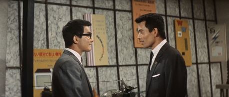 Tôru Ibuki and Akira Kubo in Invasion of Astro-Monster (1965)