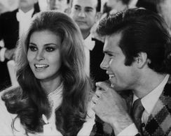 Raquel Welch and Roger Herren in Myra Breckinridge (1970)