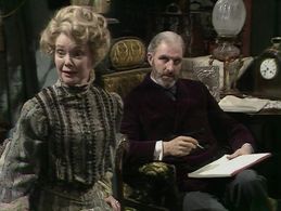 Daphne Neville and Edward Brooks in The Phoenix and the Carpet (1976)