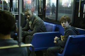 Idris Elba and Tom Taylor in The Dark Tower (2017)