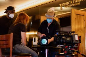 Joel Bergvall and Jenny Baumert in If I Was President (2020)