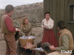 Janice Barr, Linda Meiklejohn, Tim O'Kelly, and Jesse Pearson in Death Valley Days (1952)