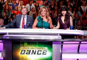 Zooey Deschanel, Nigel Lythgoe, and Mary Murphy in So You Think You Can Dance (2005)