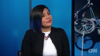 Violeta Ayala at CNN Studios in London. Nov, 3, 2017.